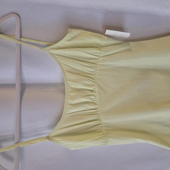 Nasty Gal Ruffle Hem Open Back Cotton Minidress - Size 4 - Picture 3 of 8